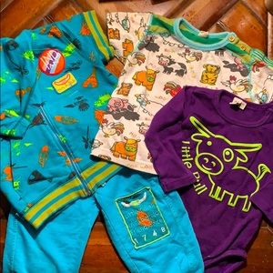 4 piece kids outfit 12-18M  (80) by Me Too